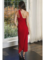 Load image into Gallery viewer, One Way Or Another Midi Dress - Scarlet Red
