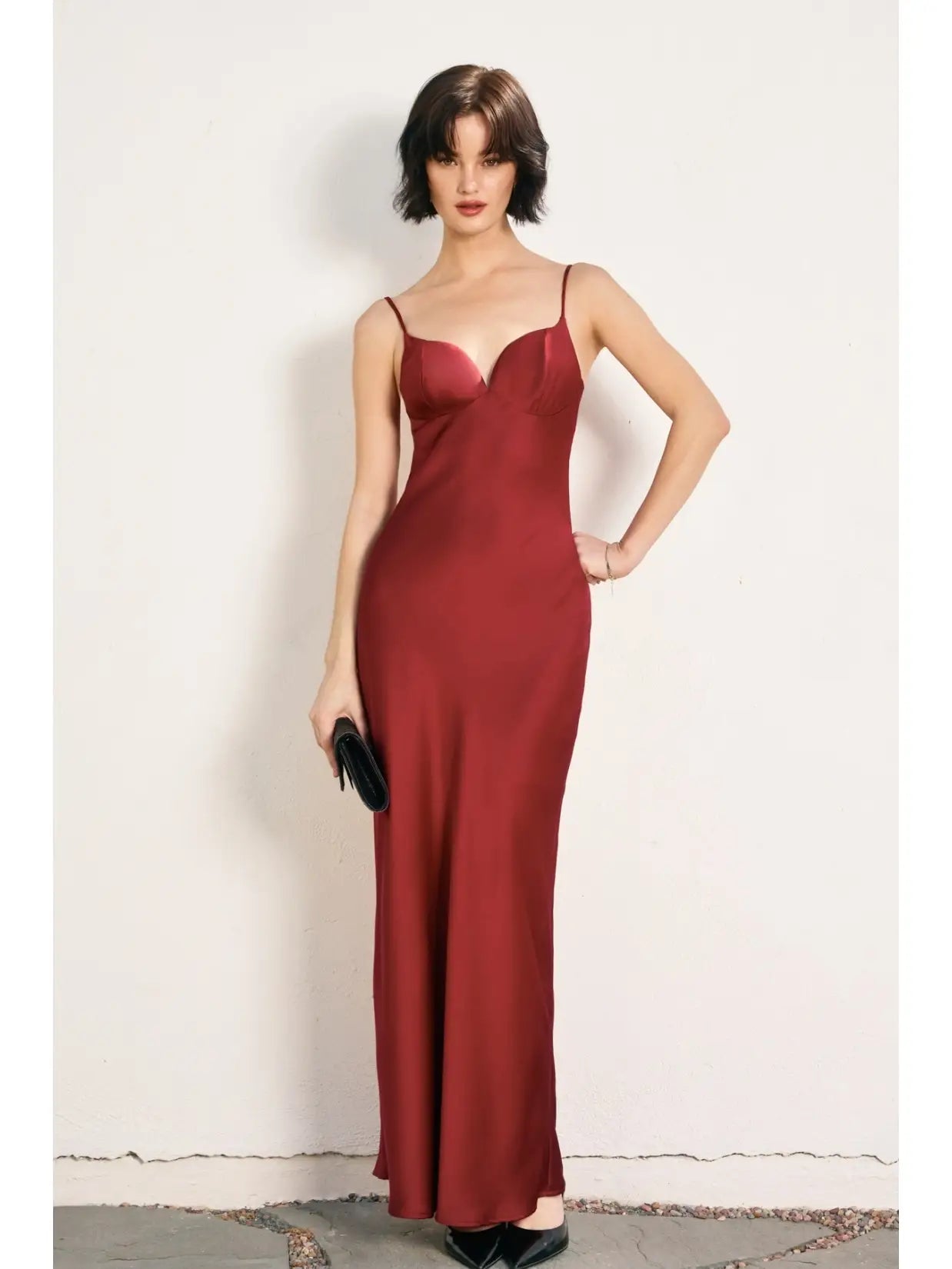 Going Out Cup Detail Maxi Dress