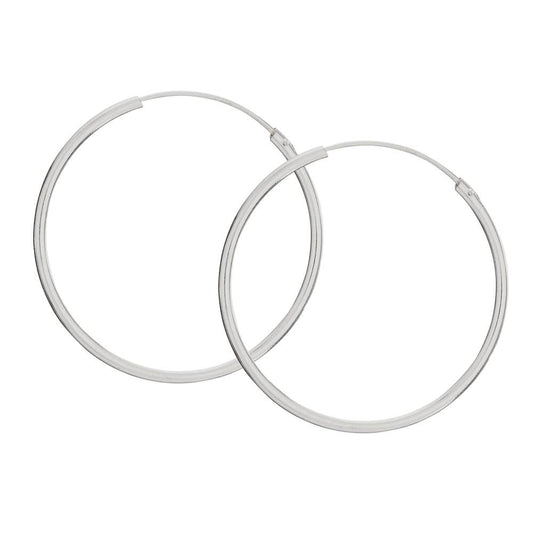 Cascais Sterling Silver Hoop Earring