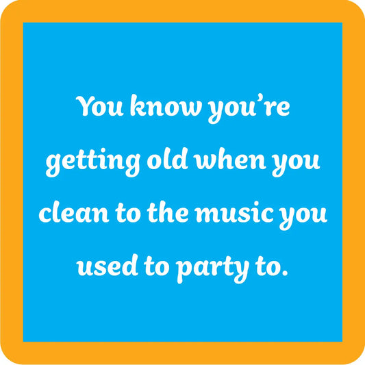 Clean to Music Coaster