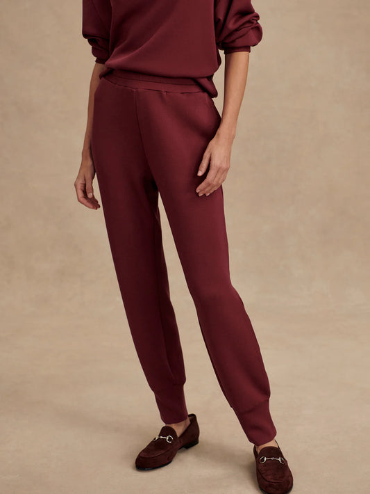 The Slim Cuff Pant 27.5" - New Maroon