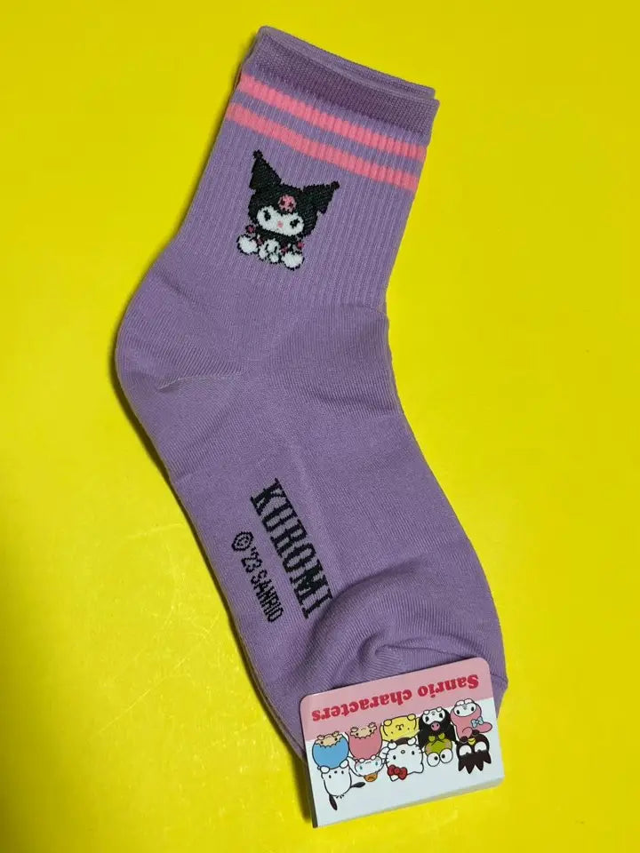 Sanrio Cotton Ankle 2 Line Soft Cotton Socks