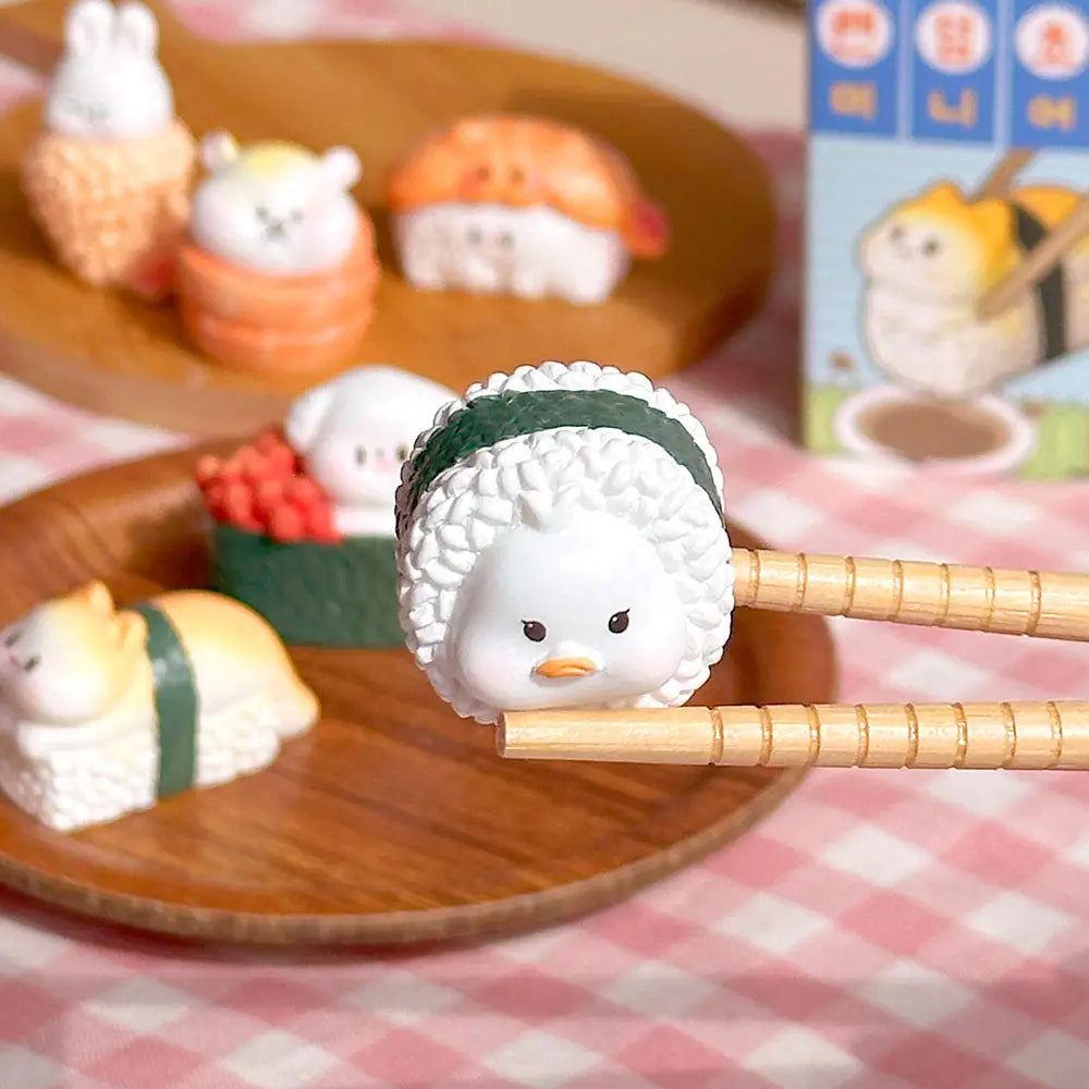 Random Sushi Animal Miniature Figure – Blind Box Toy
