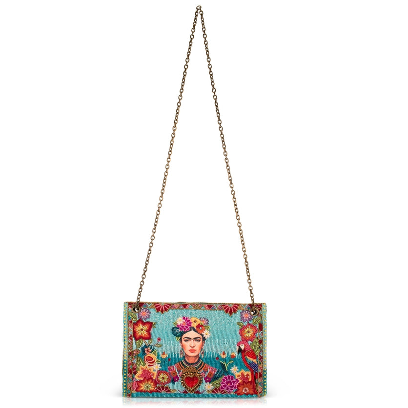 Viva Power Tropical Beaded Crossbody Handbag