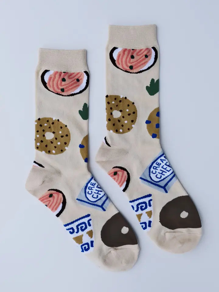 Bagel 100% Cotton Women's Crew Socks