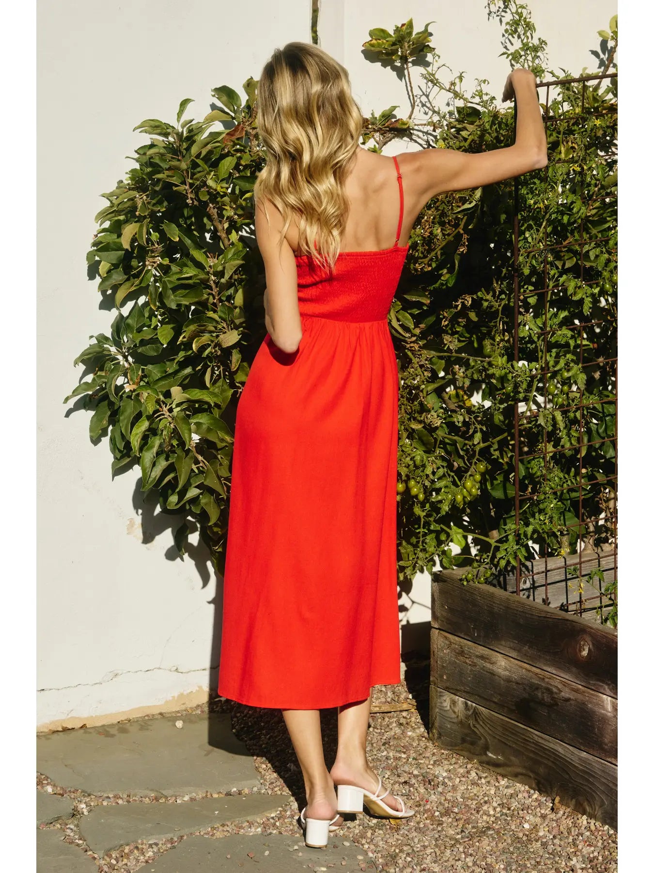 Heaven Sent Sweetheart Corset Midi Dress W Buttons