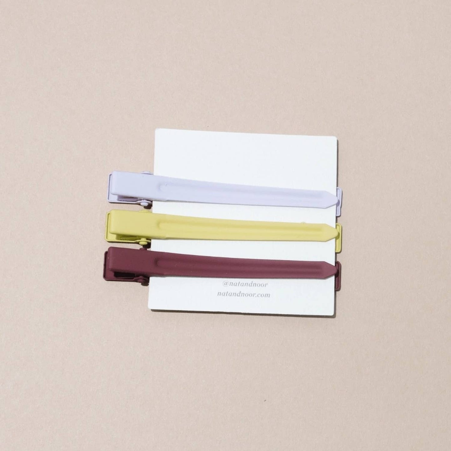 Yarrow | Alligator Hair Clips | Assorted | Metal Hair Pins: Spring