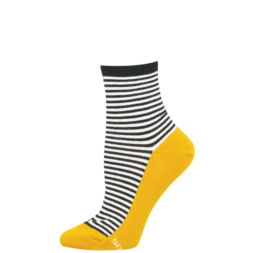 Sailor w/ Contrast Footbed Socks