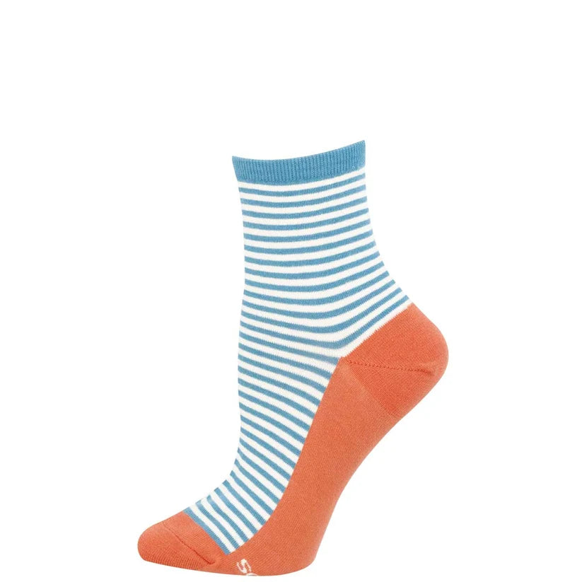 Sailor w/ Contrast Footbed Socks