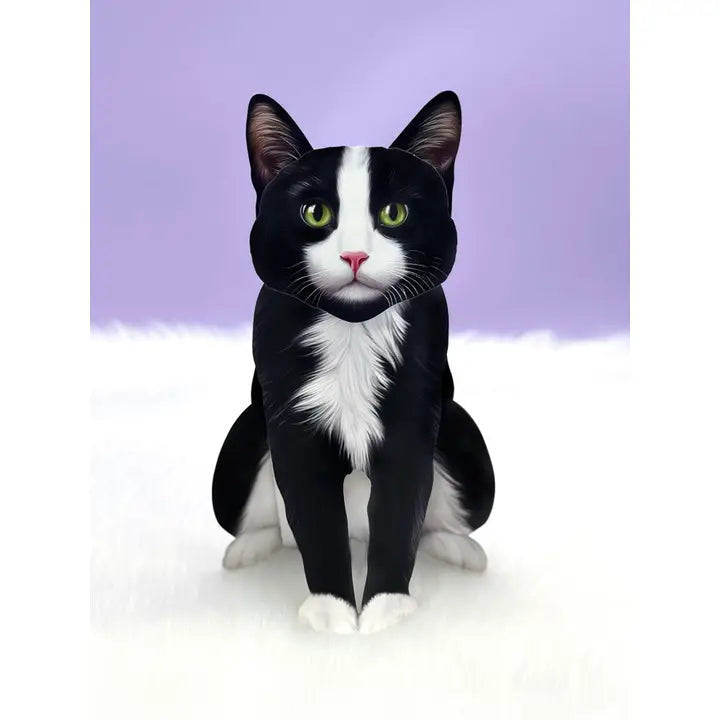 Tuxedo Cat Pop-Up Card