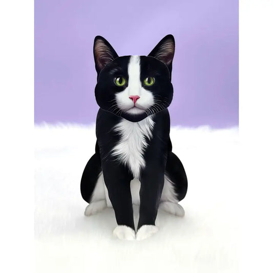 Tuxedo Cat Pop-Up Card
