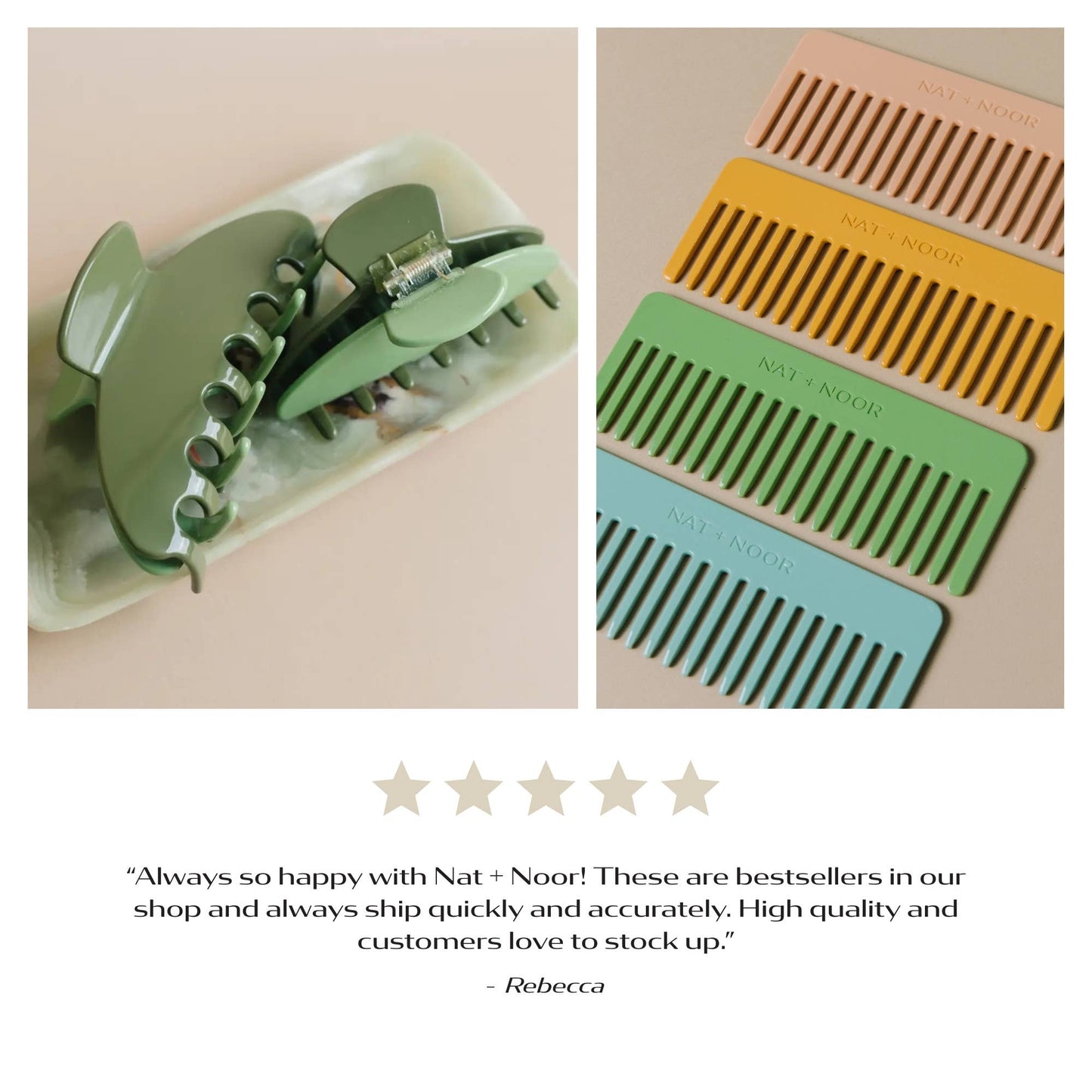 Yarrow | Alligator Hair Clips | Assorted | Metal Hair Pins: Cacao