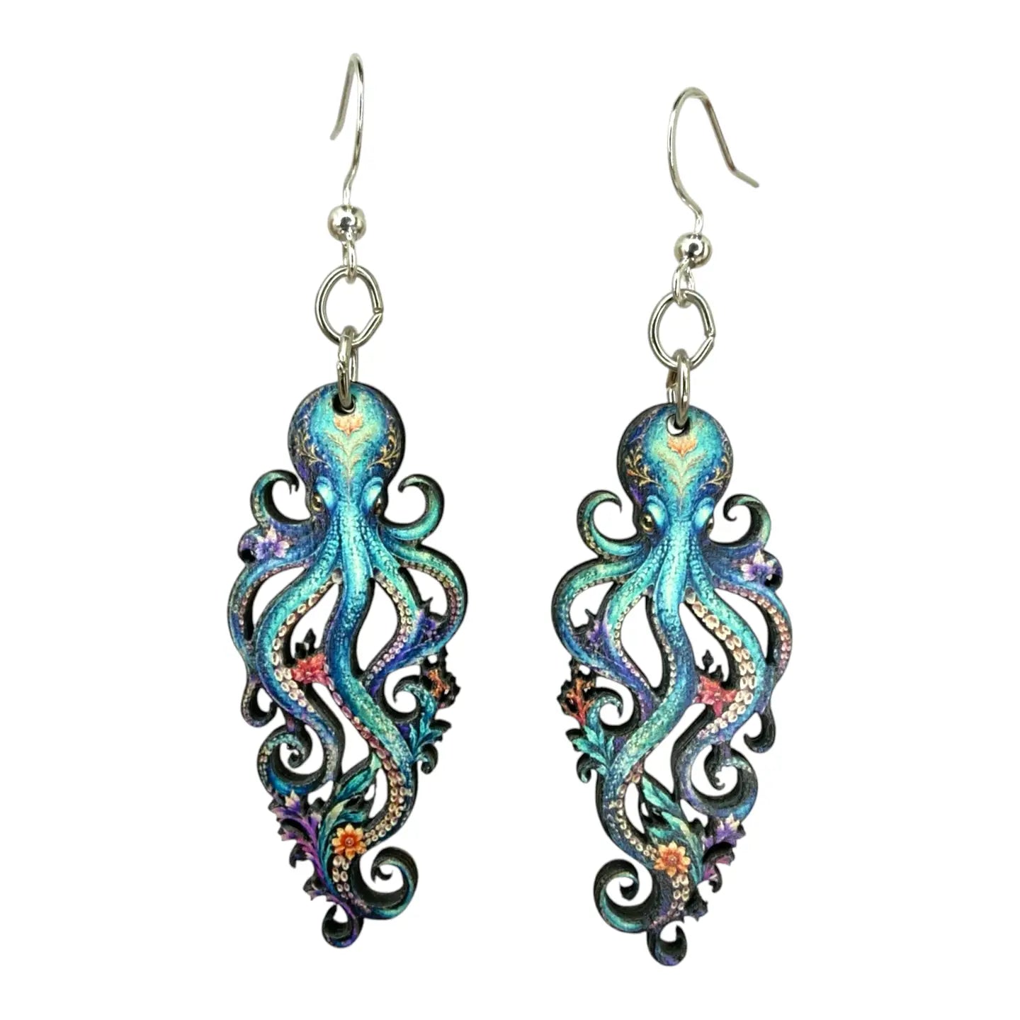 Colorful Octopus Earrings