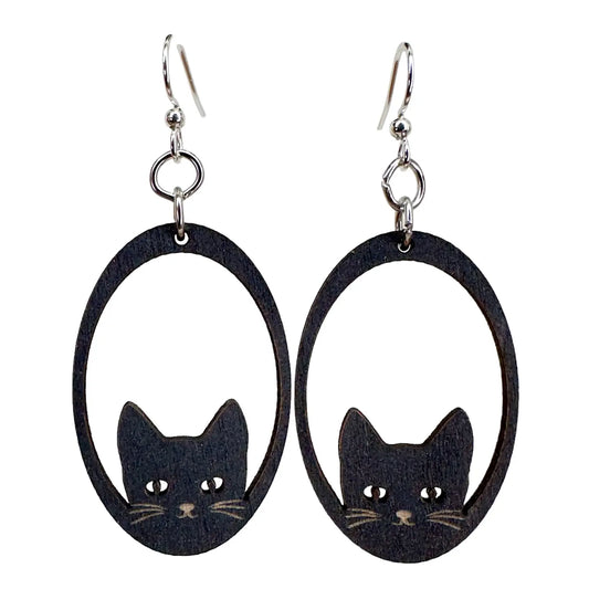 Sneaky Cat Earrings