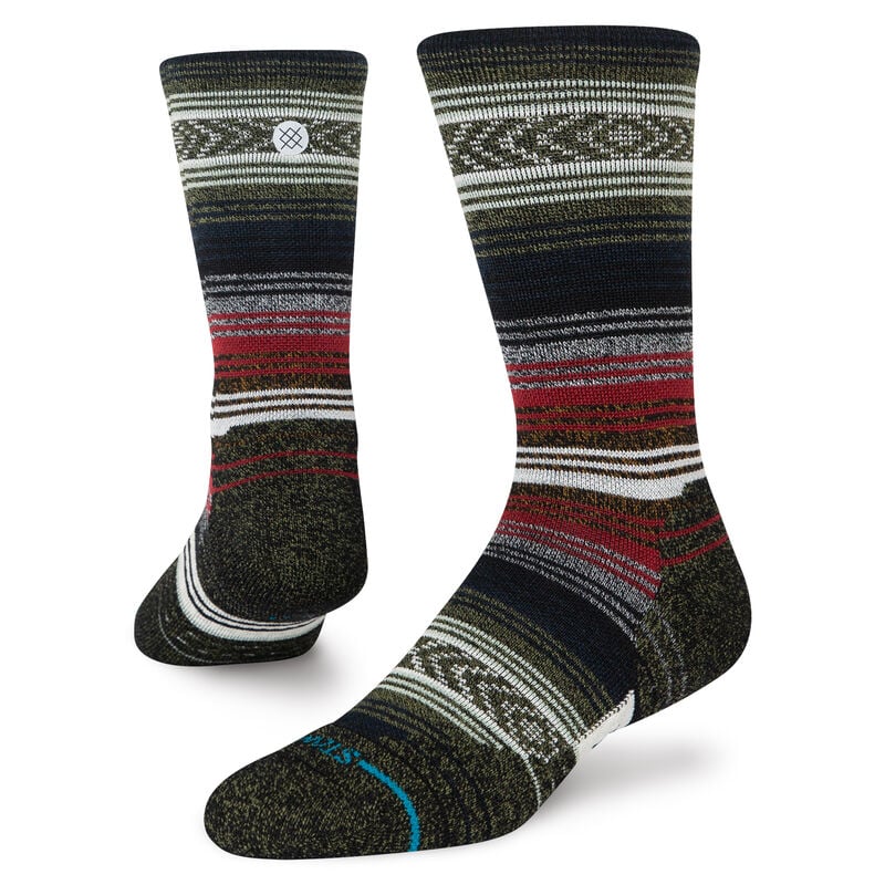 Performance Mid Cushion Wool Men's Crew Socks