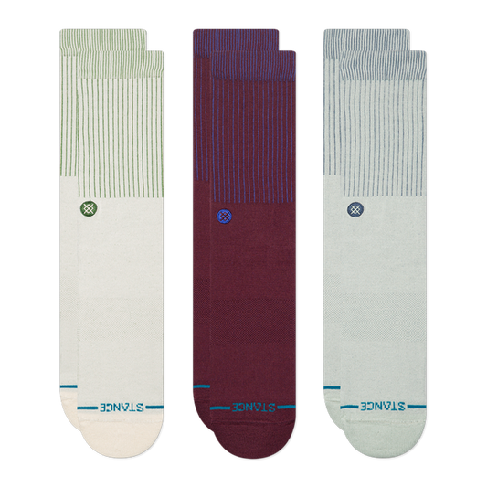 Stance New Icon Crew Socks 3 Pack