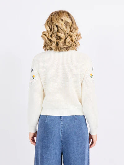 Bettie Embroidered Sweater