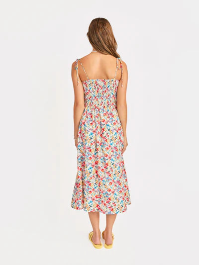 Cove Tie Straps Midi Dress