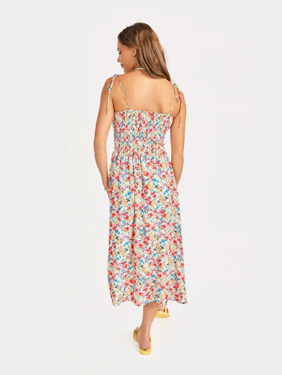 Cove Tie Straps Midi Dress