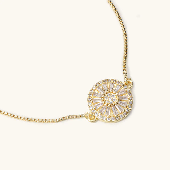 Antique Crystal Slider Bracelet