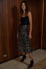 Load image into Gallery viewer, Endless Nights Midi Skirt
