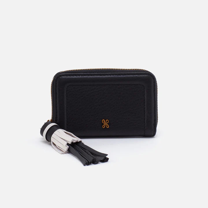 Nila Small Zip Around Wallet- Black