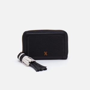 Nila Small Zip Around Wallet- Black