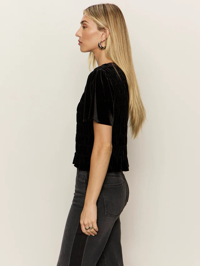 We Belong Together Velvet Top Black