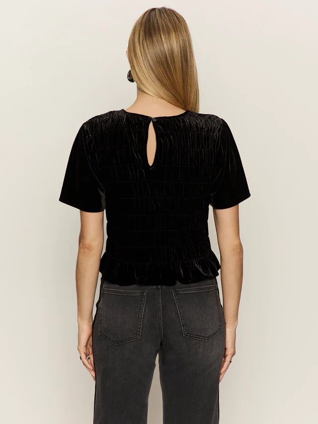 We Belong Together Velvet Top Black