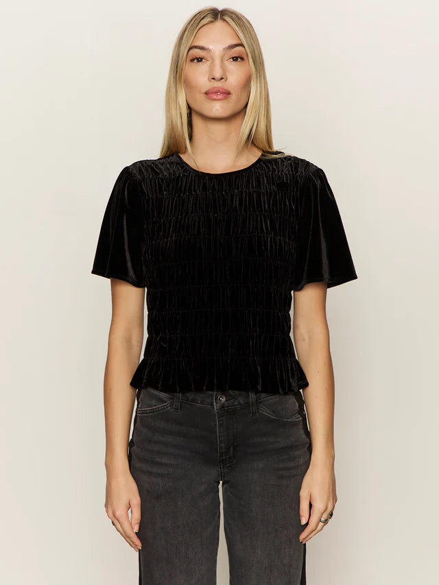 We Belong Together Velvet Top Black