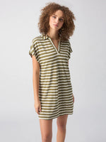 Load image into Gallery viewer, Johnny Collar T-Shirt Dress
