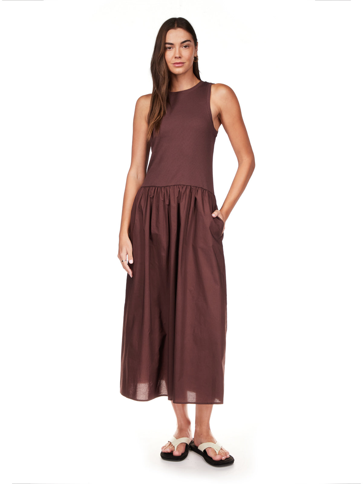 Take Me Away Midi Dress - Mesa