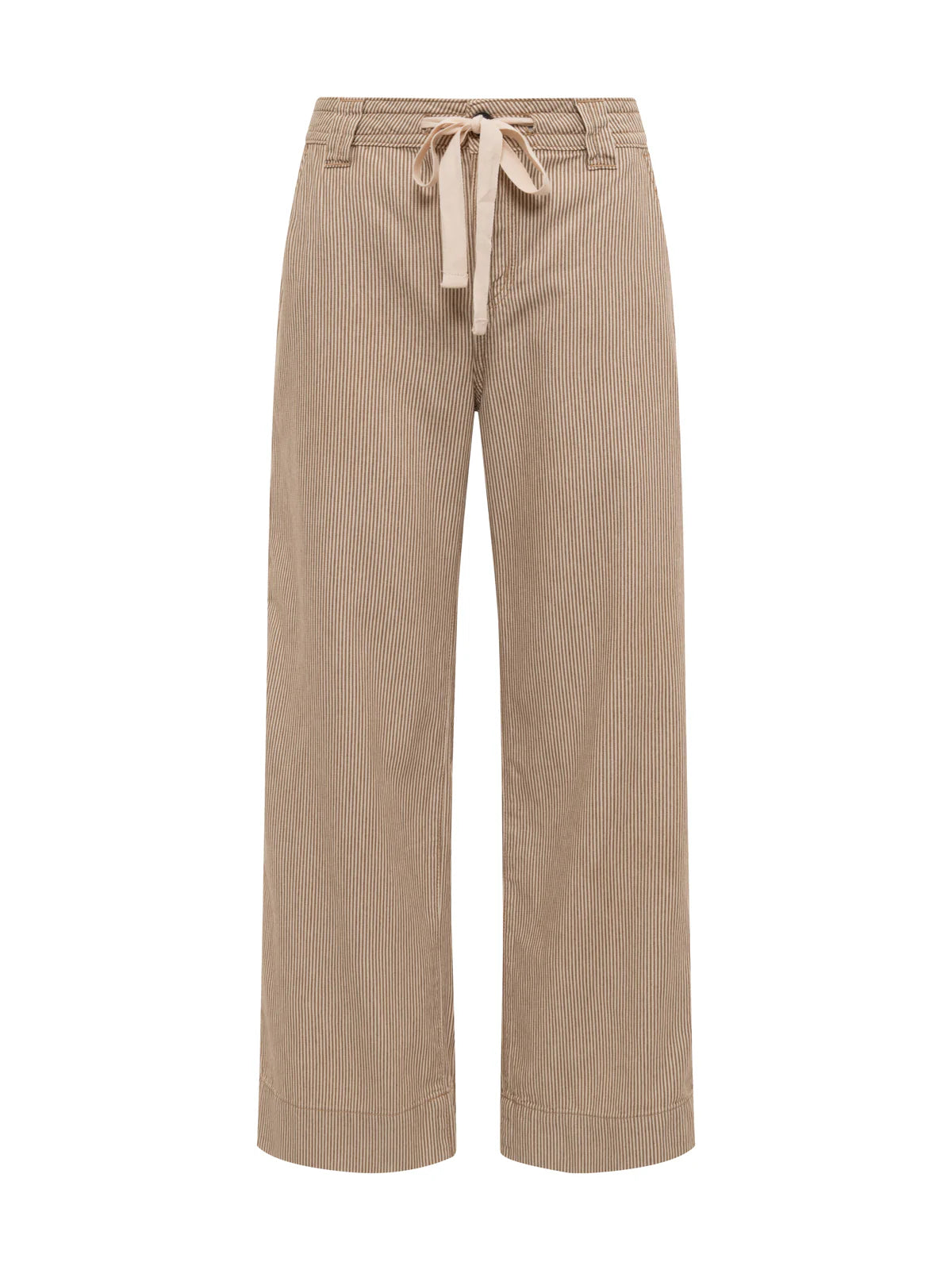 Lily Stripe Cropped Pant Lido Stripe