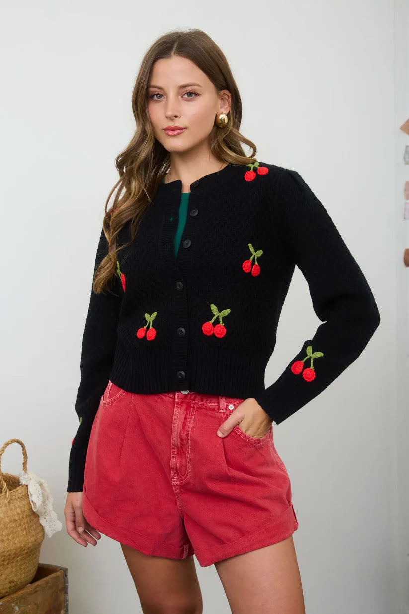 Cherry on Top Cardigan