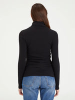 Load image into Gallery viewer, Essential Turtleneck Top Black
