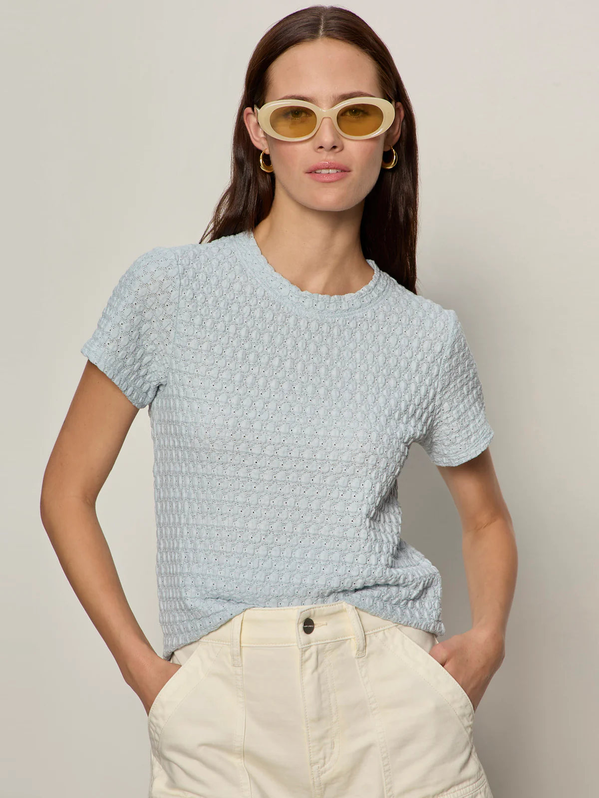 Pucker Up Perfect Tee - Blue Aura