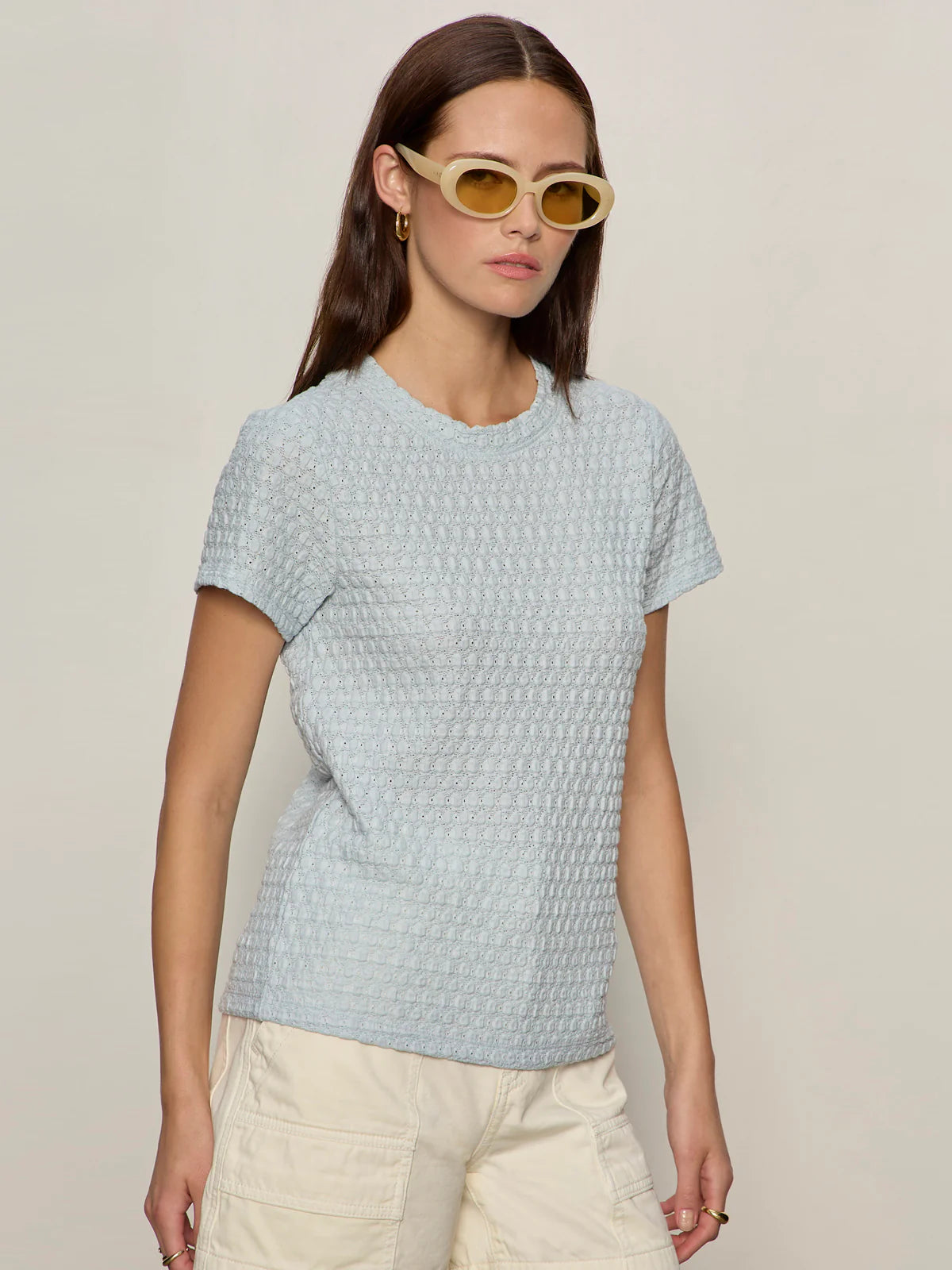 Pucker Up Perfect Tee - Blue Aura