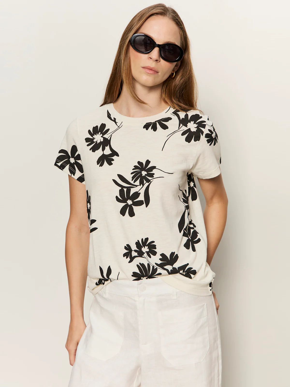 The Perfect Tee - Chalk Bloom