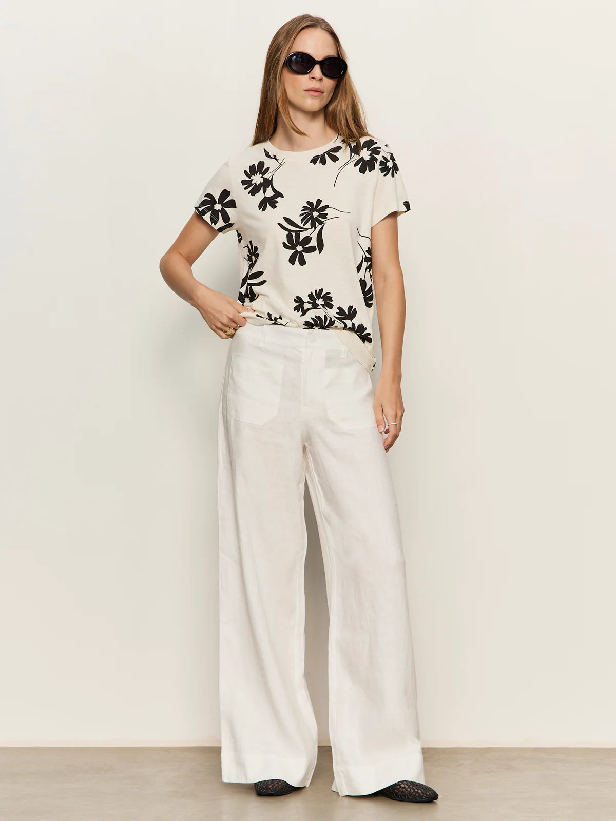 The Perfect Tee - Chalk Bloom