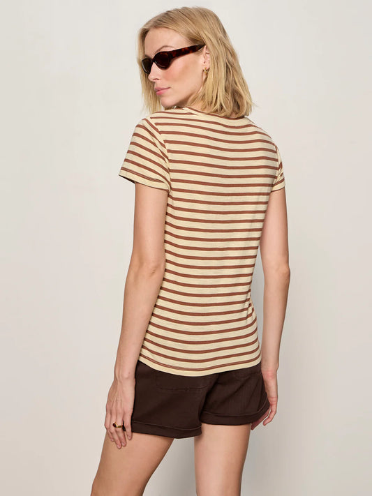 The Perfect Tee Choco Banana Stripe