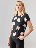 Load image into Gallery viewer, The Perfect Tee Rose Smoke Flower Pop
