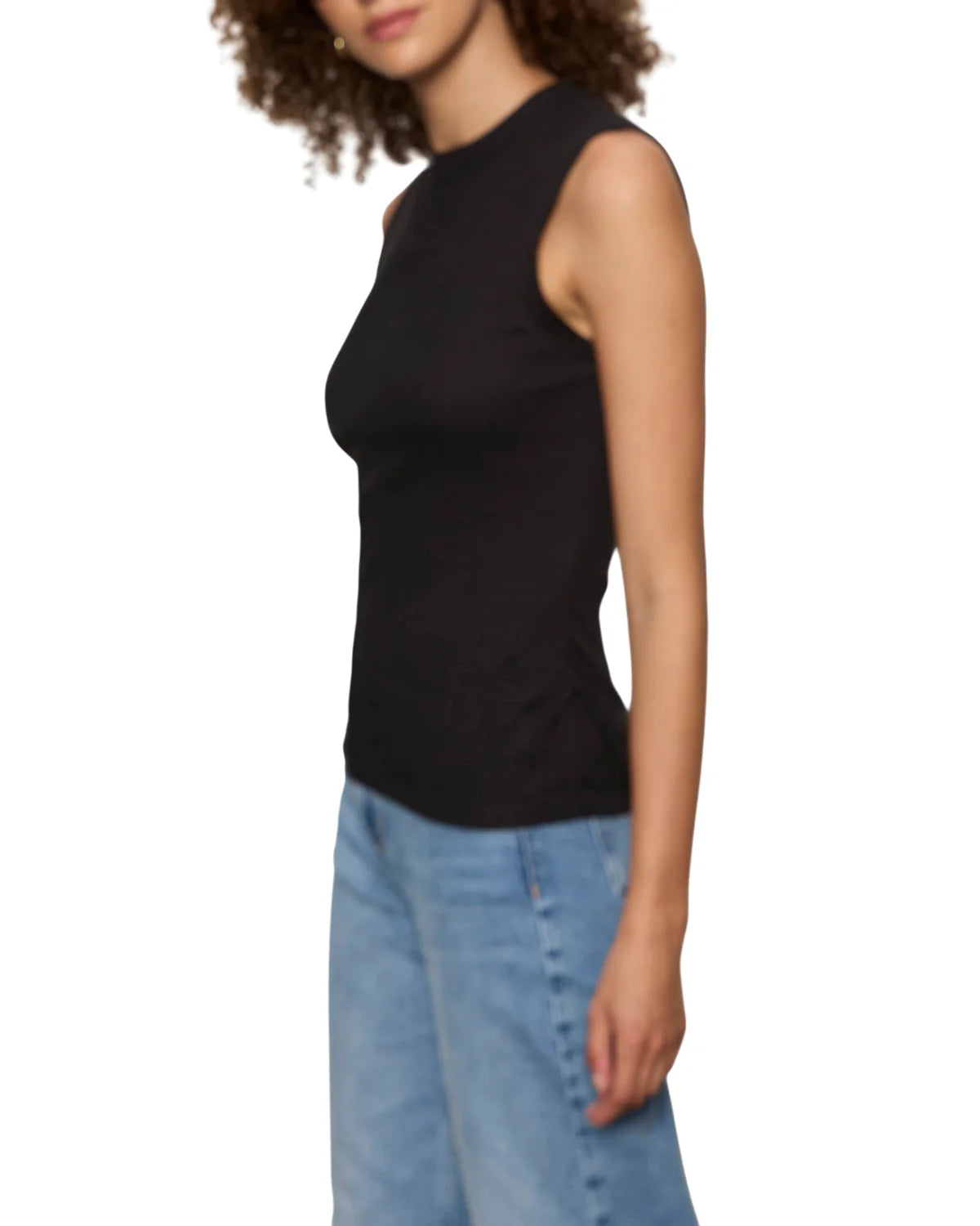 Ribbed Ruched Tank