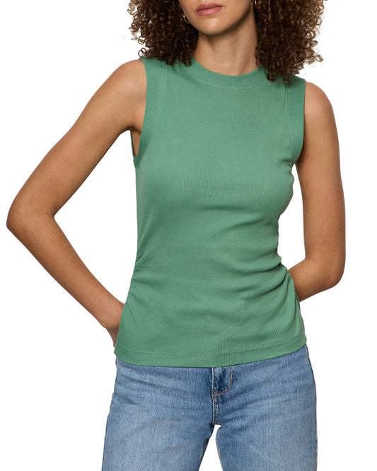 Ribbed Ruched Tank