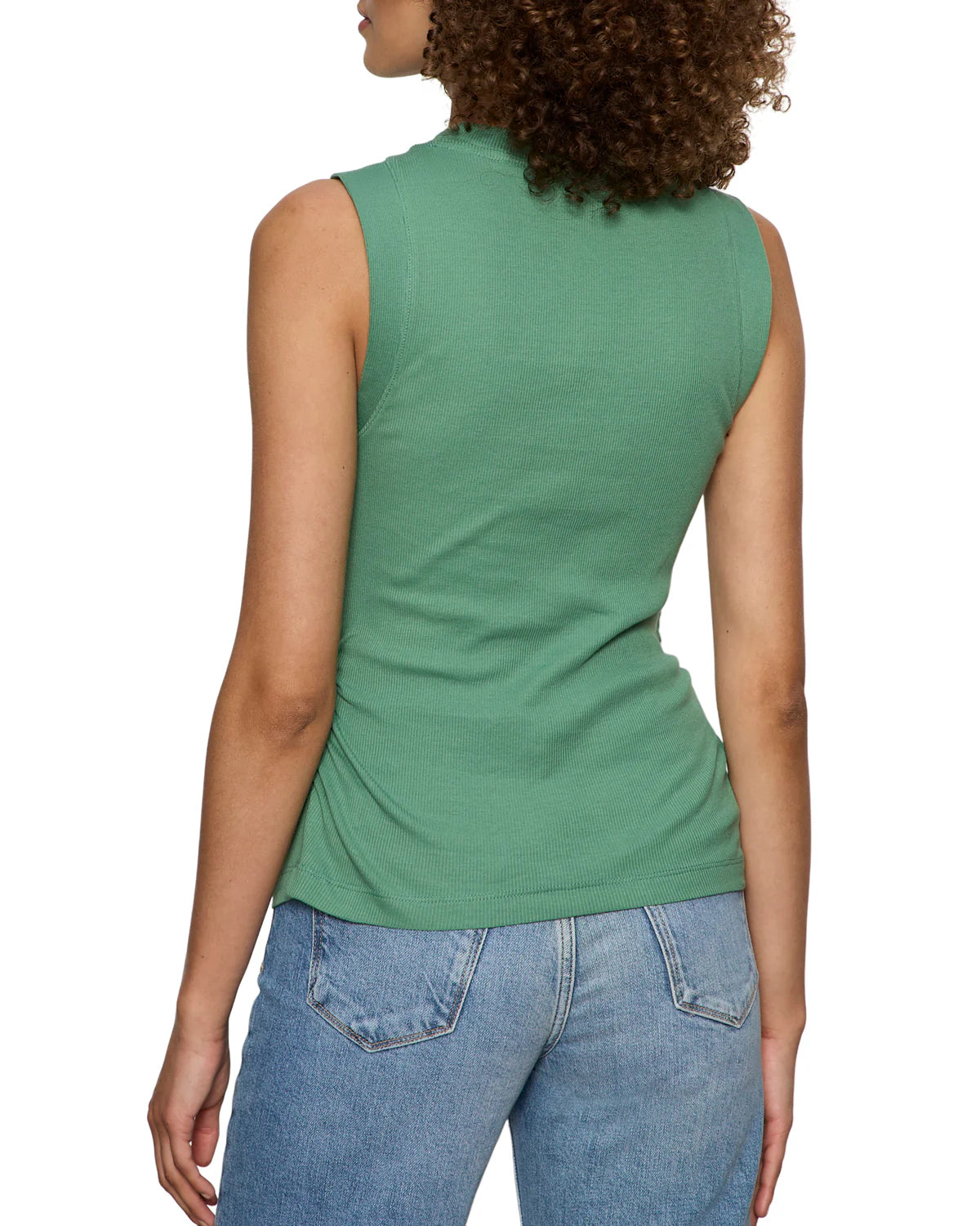 Ribbed Ruched Tank