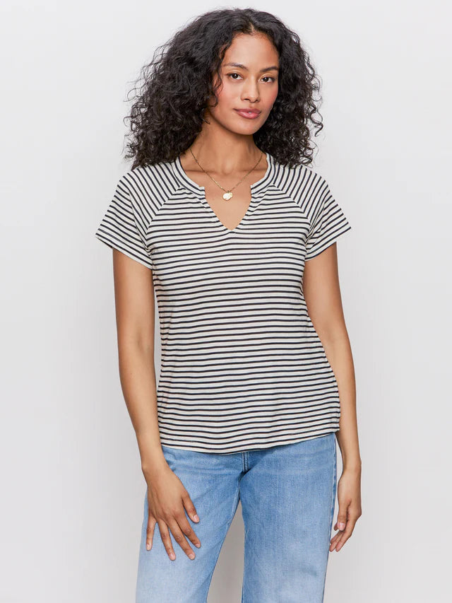 Notch Neck Tee