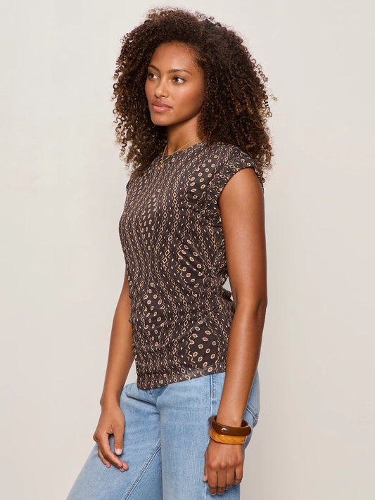 Charisma Dolman Mesh Tee Rhythmic