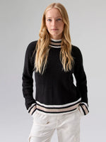 Load image into Gallery viewer, Sporty Stripe Sweater Black Multi

