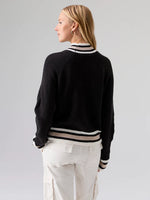 Load image into Gallery viewer, Sporty Stripe Sweater Black Multi
