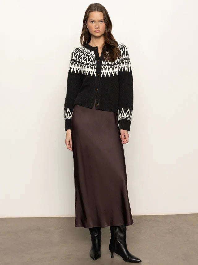 Fairisle Crewneck Cardigan