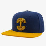 Load image into Gallery viewer, Classic Snapback - Khaki/Navy

